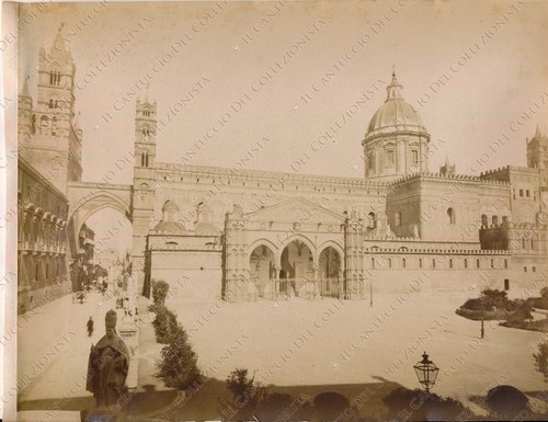 1880c palermo cattedrale - cattedrale, s