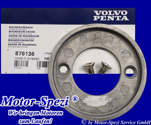 Volvo penta anodo - volvo, magnesio