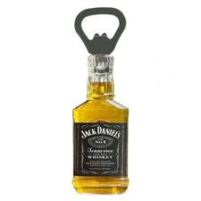 Calamita apribottiglie Jack Daniel's ufficiale pieno di liquido vecchio n. 7 Whisky Bar