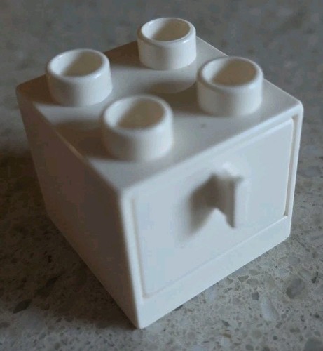 Lego duplo comodino bianco - lego,