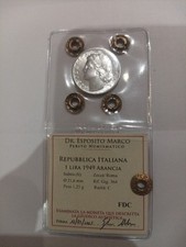 1949 Repubblica 1 Lira arancia