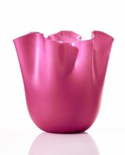 FAZZOLETTO  VENINI - MEDIUM 700.02 - magenta opalino sabbiato