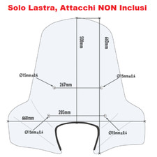 GIVI Parabrezza Trasparente