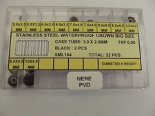 CORONE nere acciaio pvd