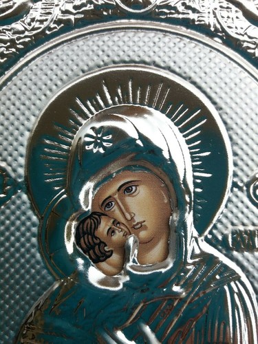 Icona madonna bizantina quadro - icona,
