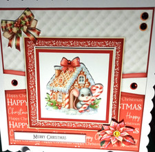 Biglietto natalizio casa pan