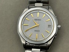 Orologio Solare Radiocomandato Seiko Dolce 7B52 Elegante Cassa Acciaio Giappone