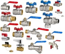 Valvola a sfera con maniglia a