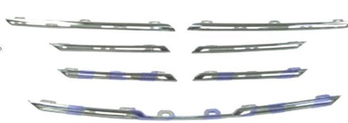 Modanature kit griglia cromate - kit,