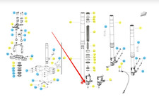 Base ammortizzatore sinistra