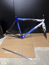 Telaio e forcella Blue Competition Cycles full carbon 52cm 700c TT stupenda