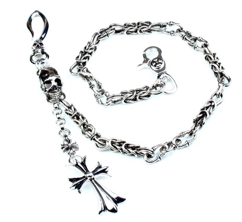 Croce ciondolo teschio - croce,