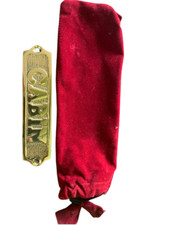 Cartello porta ottone cartello