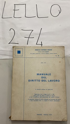 Manuale del diritto - "manuale,