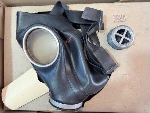 Maschera antigas tedesca ww2 - maschera,