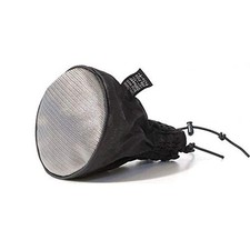 Y.S.PARK diffusore in rete metallica pesante argento e titanio taglia L nero