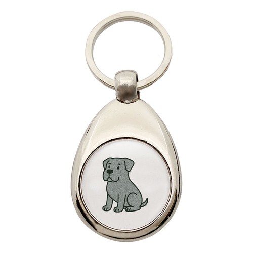 Portachiavi cane corso - cane, fumetto