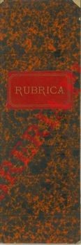 Oggetti vari rubrica - -, rubrica.