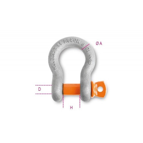 Grillo lira con perno - mm, a