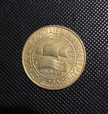 moneta 200 lire esposizione