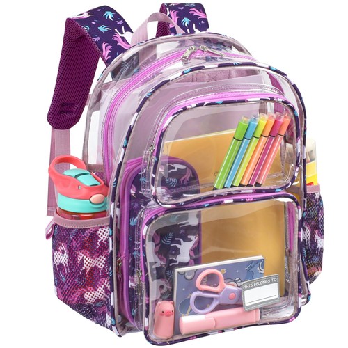 Zaino trasparente per ragazze - zaino,