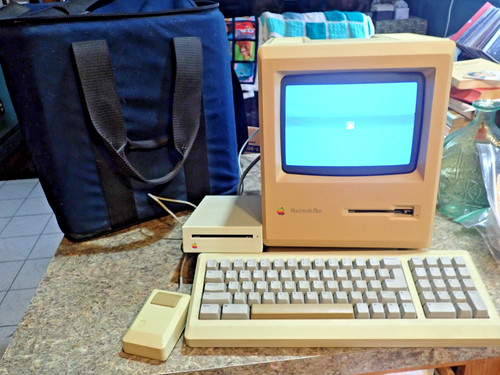Computer vintage apple - vintage,