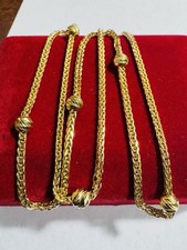 Collana catena sfere in vero