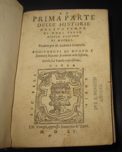 1557 paolo giovio lod - 1557,