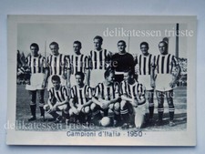 JUVENTUS JUVE CALCIO 1950 Campioni Italia vecchia cartolina