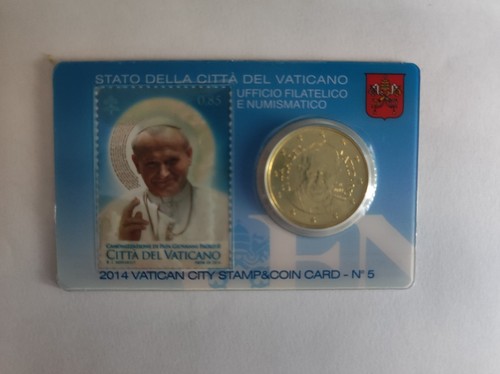 Stamp coin card vaticano 5 - vaticano,