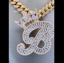 Ciondolo uomo scintillante "B"