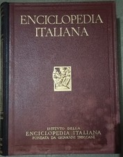 Enciclopedia treccani del 1929 - enciclopedia,