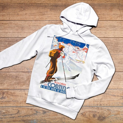 Felpa hoodie vintage - vintage, dolomiti