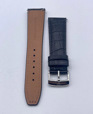 Baume & Mercier Clifton cinturino strap orologio pelle nero BLSA  22mm + fibbia