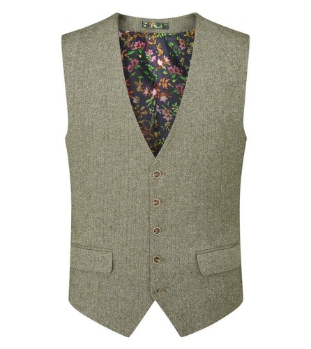 Gilet herringbone uomo - da,