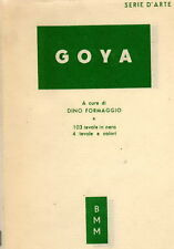 BMM Serie d'Arte "GOYA" a cura di Dino Formaggio 1951