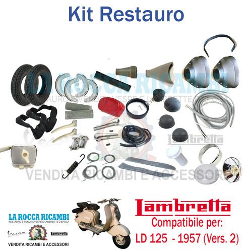 Kit restauro lambretta 125 - restauro,