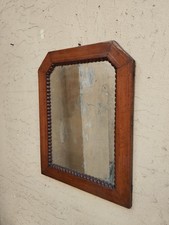 ANTICA SPECCHIERA SPECCHIERINA SORRENTINA IN LEGNO SPECCHIO COEVO cm.43,5 X 34,5