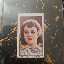 Figurine Anteguerra Anni 30/40 - Cioccolato Zaini - Janet Gaynor