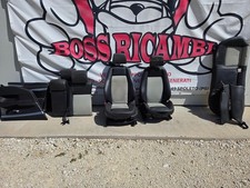 SAAB 9.3 9-3 AERO TAPPEZZERIA SEDILI SEDILE INTERNI INTERNO ANT POST IN PELLE