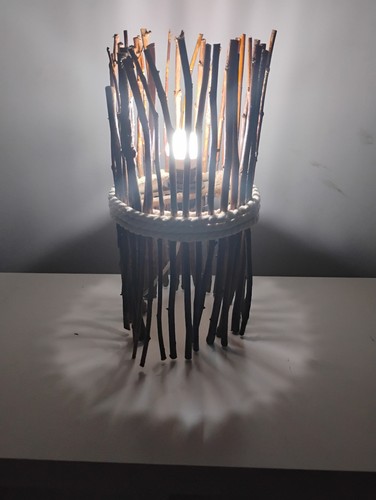 Lampada tavolo artigianale - lampada,