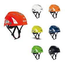Casco da Lavoro Kask Superplasma HI-VIZ con Adesivi Riflettenti Regolabile 390gr
