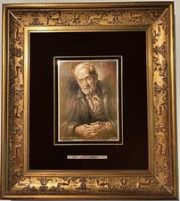 Quadro in Argento WENK “ Preghiera “ di Dino Decca