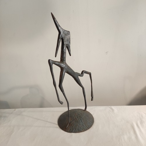 Scultura brutalista ferro - scultura,