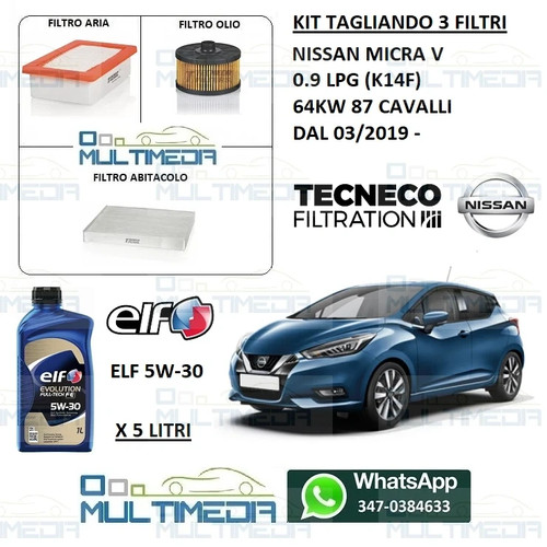 Kit tagliando filtri olio - tagliando,