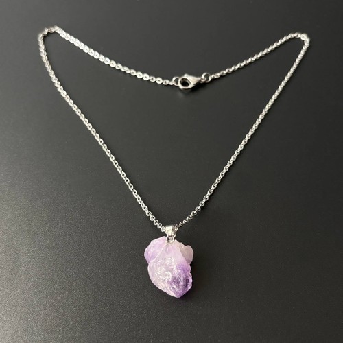Collana acciaio con - in,