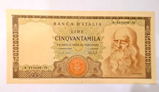 50000 Lire Leonardo da Vinci