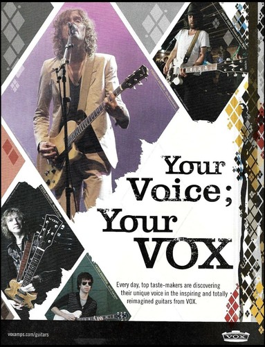 Vox guitars 2015 stampa - 2015,