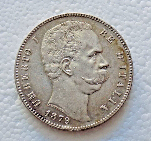 Lire 1879 umberto 2 - lire, 2°