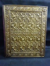 Antique art nouveau brass and